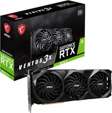 MSI GeForce RTX 3070 Ti VENTUS 3X 8G OC: 8GB GDDR6X, 256-bit, Triple Fan