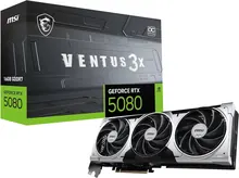 MSI GeForce RTX 5080 VENTUS 3X OC PLUS: 16GB GDDR7, PCIe 5.0, Triple Fan