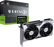 MSI GeForce RTX 5060 VENTUS 2X OC: 8GB GDDR7, Dual Fan, PCIe 5.0