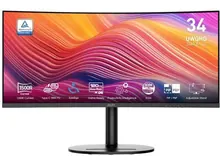 MSI Modern MD342CQP: 34-inch UWQHD, 120Hz, USB-C PD, Black