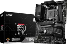 MSI B550-A PRO: ATX, AMD B550, DDR4, 2x M.2