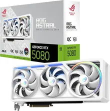 ASUS ROG Astral GeForce RTX 5080: 16GB GDDR7, White OC, PCIe 5.0