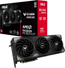 ASUS TUF Gaming Radeon RX 9070 XT OC Edition: 16GB GDDR6, 3840 x 2160, TUF-RX9070XT-O16G-Gaming
