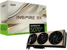 MSI GeForce RTX 5070 Ti INSPIRE 3X OC: 16GB GDDR7, 256-bit, PCIe 5.0