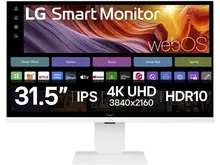 LG 32U830SA: 31.5-inch 4K UHD IPS Smart Monitor, USB-C 65W, White