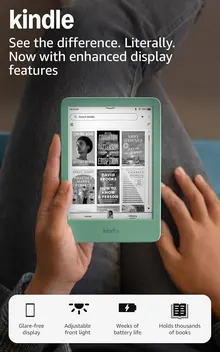 Amazon Kindle 16 GB - Lightest and Most Compact with Enhanced Features