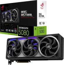 ASUS ROG Astral GeForce RTX 5080 OC: 16GB GDDR7, PCIe 5.0 x16, Quad-Fan Cooling