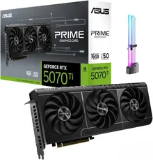 ASUS GeForce RTX 5070 Ti PRIME OC: 16GB GDDR7, PCIe 5.0, Triple Fan