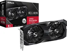 ASRock Radeon RX 7600 Challenger OC: 8GB GDDR6, PCIe 4.0 x8, Dual-Fan Cooling