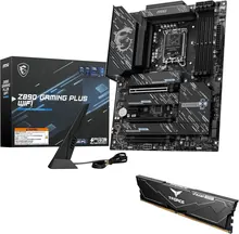MSI Z890 GAMING PLUS WIFI: ATX, LGA 1851, DDR5, Wi-Fi 7, 16GB DDR5 Bundle
