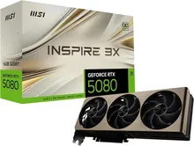 MSI GeForce RTX 5080 INSPIRE 3X OC: 16GB GDDR7, 256-bit, PCIe 5.0