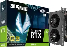 Zotac GAMING GeForce RTX 3050 Twin Edge OC: 6GB GDDR6, PCIe 4.0 x8, Dual-Slot