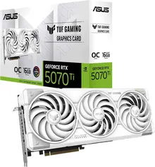 ASUS TUF Gaming GeForce RTX 5070 Ti: 16GB GDDR7, White, OC Edition