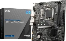MSI PRO H610M-G WiFi: Micro-ATX, LGA 1700, DDR5, Wi‑Fi 6E
