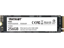 Patriot P300: 256GB, M.2 2280, PCIe Gen3 x4 NVMe SSD