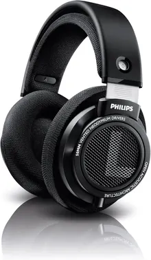 Philips Audio SHP9500 HiFi Precision Stereo Over-Ear Headphones with 50mm Neodymium Drivers