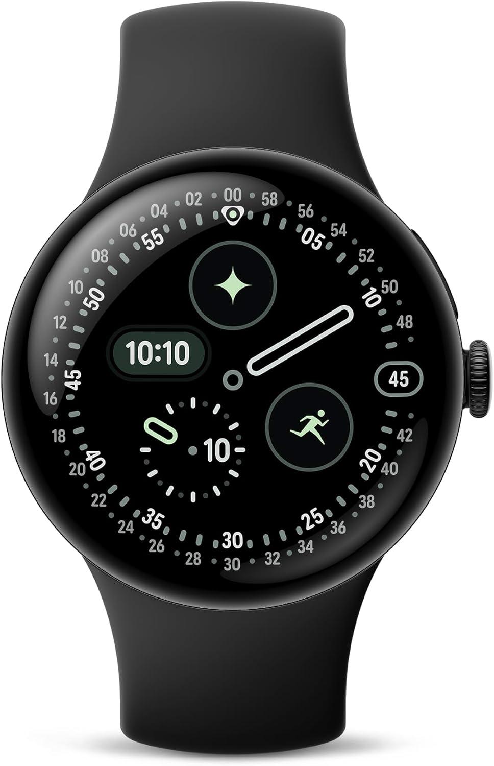 Google Pixel Watch 4 (41mm) Wi-Fi Smartwatch with Actua 360 Display, Dual-Frequency GPS and 30-Hour Battery