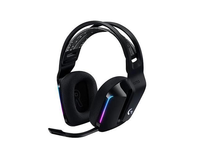 Logitech G733 Black Wireless Over-the-Ear Gaming Headset with LIGHTSPEED Wireless
