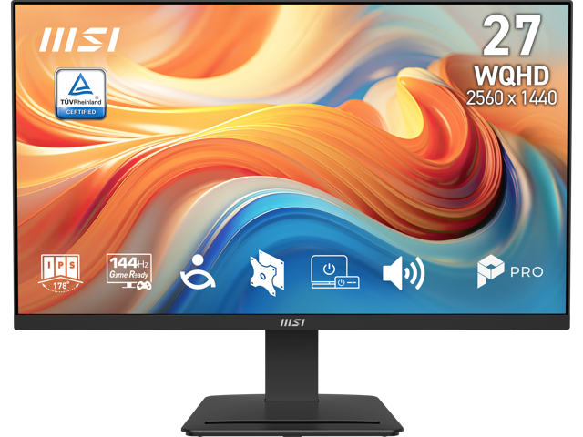 MSI PRO MP273Q E14: 27-inch WQHD, 144Hz, IPS, Black