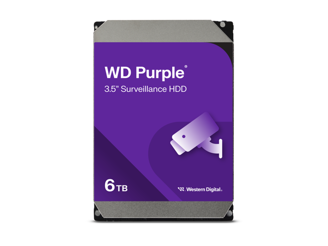 Western Digital WD Purple: 6TB, 3.5-inch, WD64PURZ