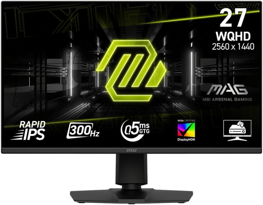 MSI MAG 275QPF X30: 27-inch WQHD, 300Hz, Rapid IPS