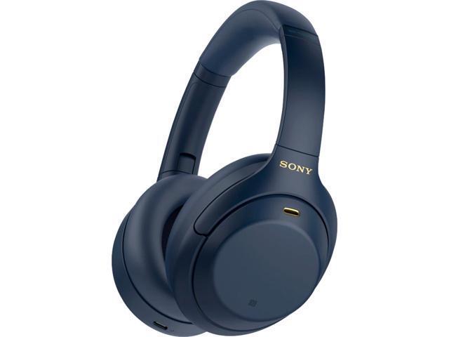 Sony WH-1000XM4 Wireless Noise Canceling Headphones with Mic, Blue