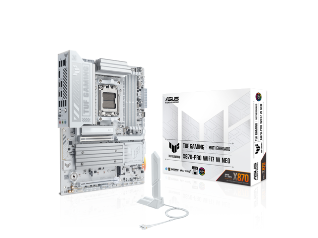 ASUS X870-PRO WIFI7 W NEO: ATX, AMD AM5, WiFi 7, 5Gb Ethernet