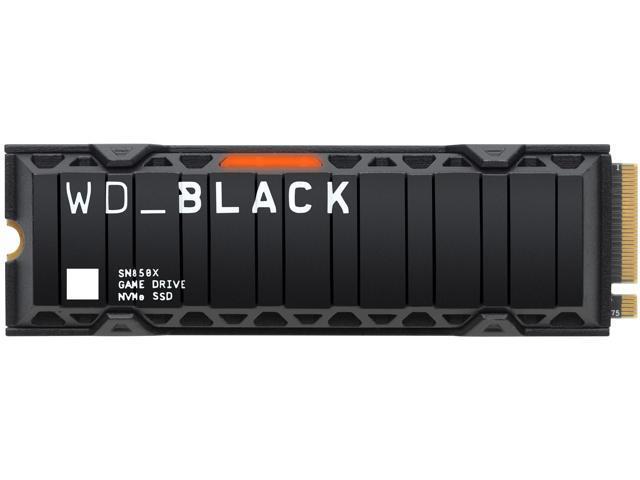 WD_BLACK SN850X: 1TB, M.2 2280, PCIe Gen4 NVMe SSD with Heatsink