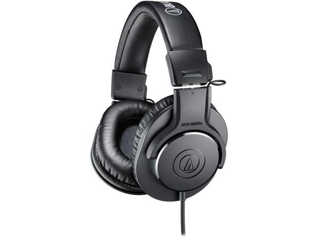 Audio-Technica ATH-M20x Professional Headphones with 40 mm Drivers and Circumaural Isolation