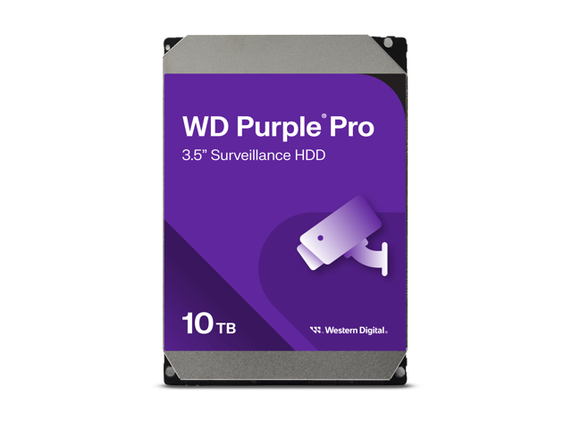 Western Digital WD Purple Pro WD101PURP: 10TB, 3.5-inch, 7200 RPM, SATA 6Gb/s