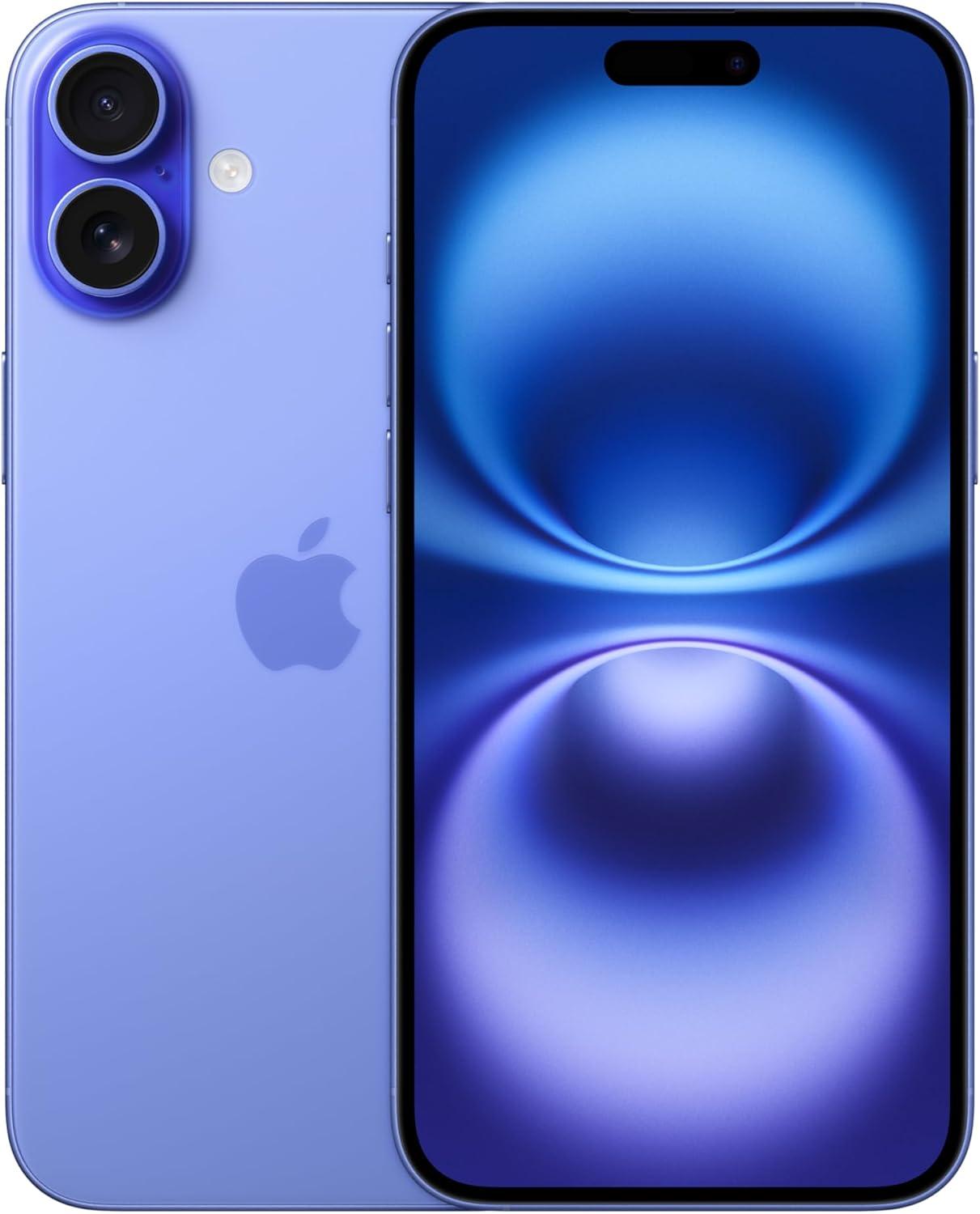 Apple iPhone 16 - 256GB, Ultramarine, Unlocked, iOS 18