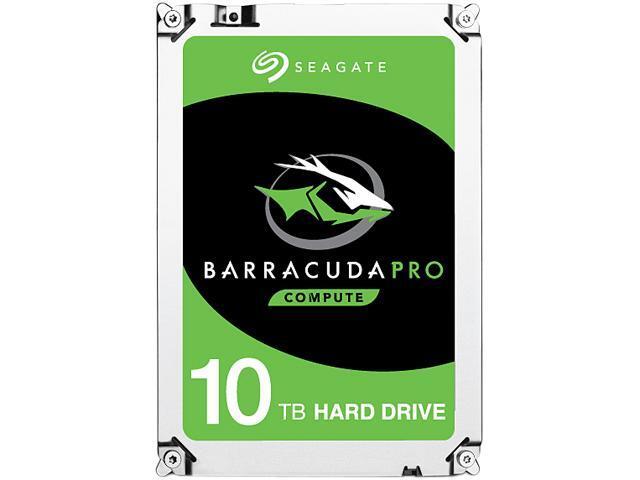 Seagate BarraCuda Pro ST10000DM0004: 10TB, 7200 RPM, 256MB Cache, 3.5-inch SATA HDD