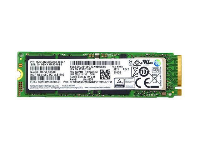 Samsung PM981: 256GB, M.2 2280, PCIe 3.0 x4 NVMe SSD