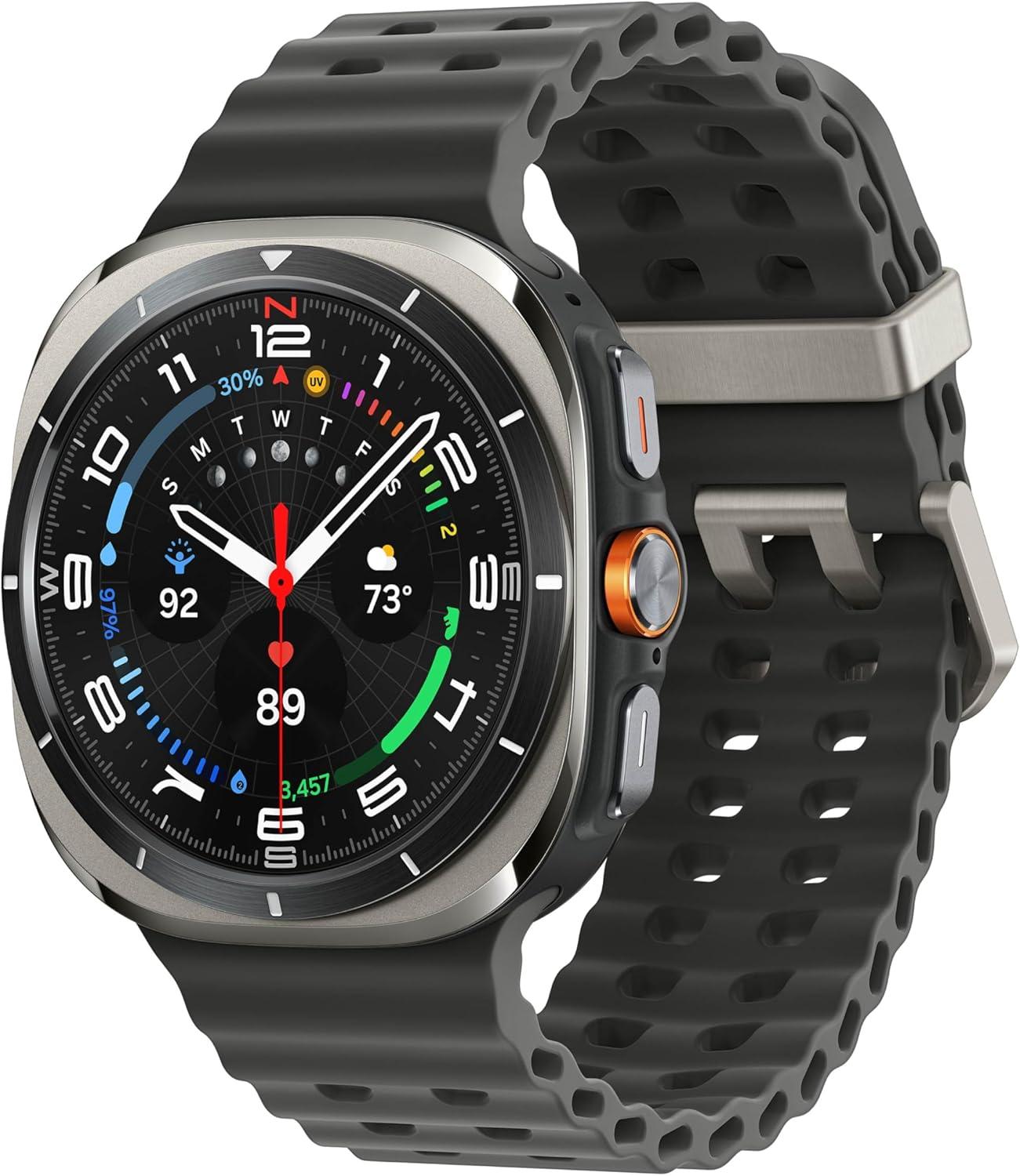 Samsung Galaxy Watch Ultra (2025) 47mm LTE Smartwatch with Titanium Casing, GPS and AMOLED Display