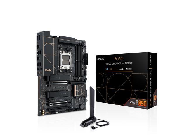 ASUS ProArt B850-CREATOR WIFI NEO: ATX, AMD AM5, Wi‑Fi 7, Dual 5Gb Ethernet