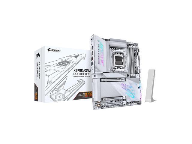 Gigabyte X870E AORUS PRO X3D ICE: AM5, ATX, DDR5, Wi-Fi 7
