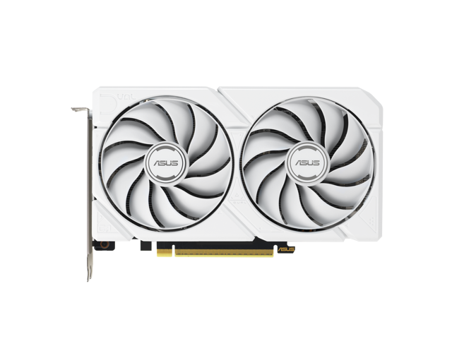 ASUS Dual Radeon RX 9060 XT DUAL WHITE: 16GB GDDR6, PCIe 5.0 x16, White