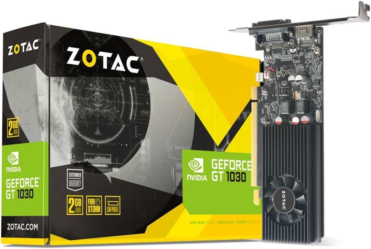 Zotac GeForce GT 1030: 2GB GDDR5, Low Profile, ZT-P10300A-10L