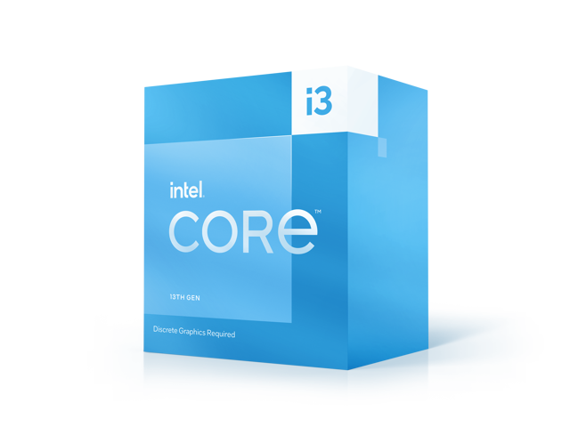 Intel Core i3-13100F: up to 4.5 GHz, 12MB L3 cache, BOX