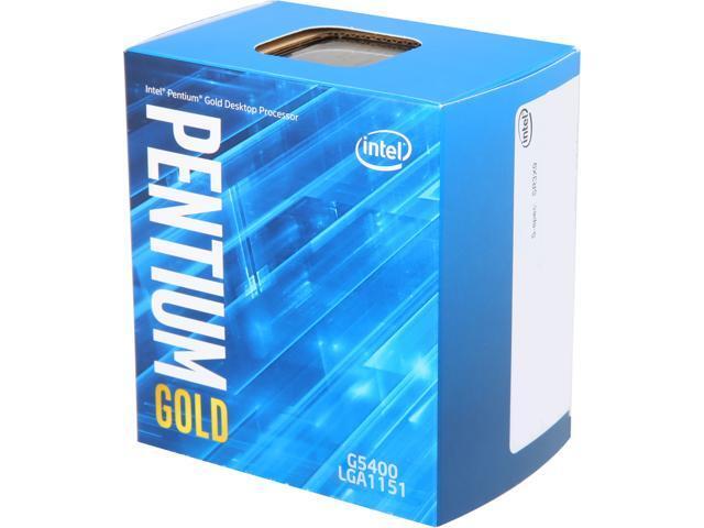 Intel Pentium G5400: 3.7 GHz, LGA 1151, Intel UHD Graphics 610