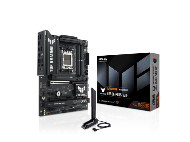 ASUS TUF GAMING B650E-PLUS WIFI: ATX, AM5, DDR5, Wi-Fi 6E