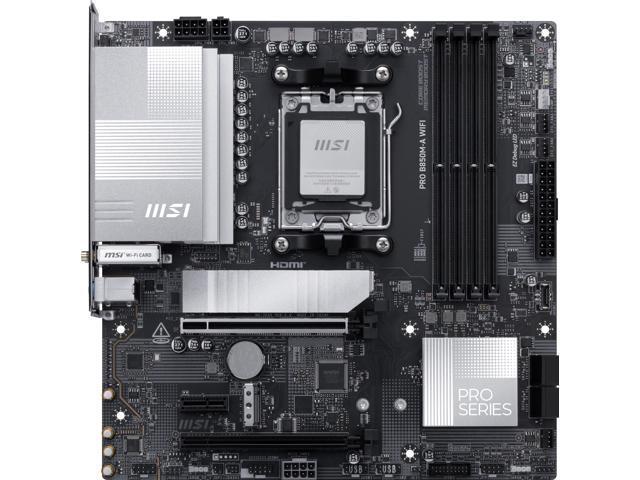 MSI PRO B850M-A WIFI: Micro ATX, AMD B850, Wi-Fi 7, DDR5