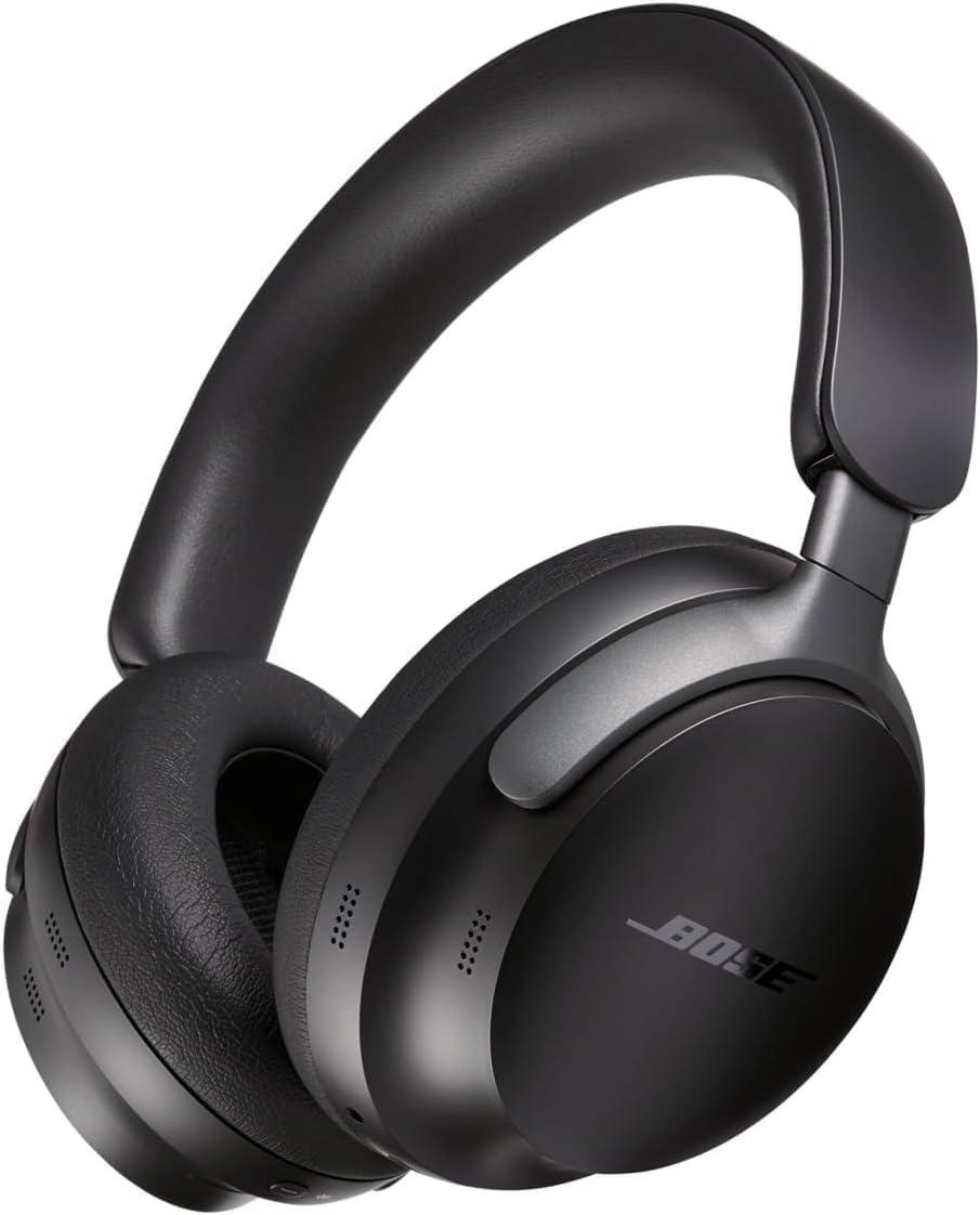 Bose QuietComfort Ultra Bluetooth Headphones with Spatial Audio, Active Noise Cancellation and 24-Hour Battery