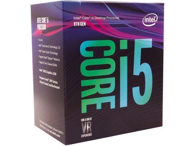 Intel Core i5-8500: 6-Core, 3.0 GHz up to 4.1 GHz Turbo, LGA 1151